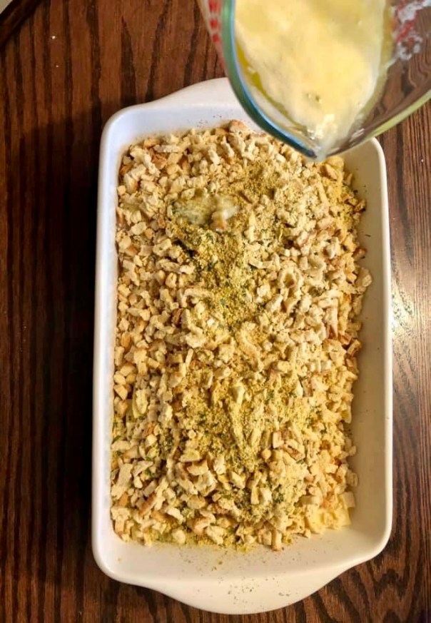 stove top with butter